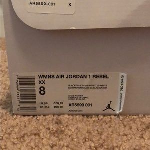 Women’s air Jordan 1 Rebel